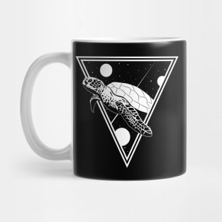 Space Turtle White Mug